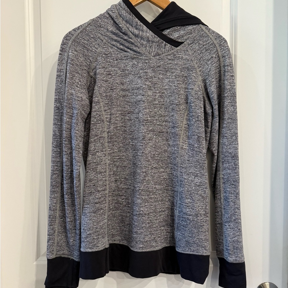 Lululemon Athletica Gray and Black Hoodie